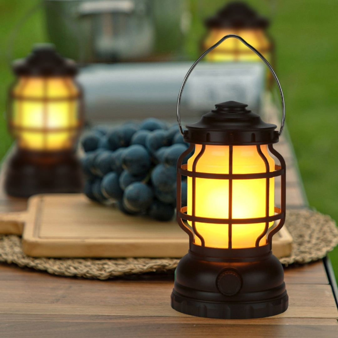 Solar Retro Camping Light