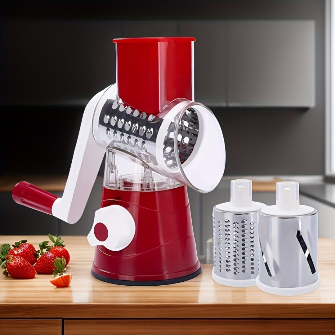 Multifunctional Hand Crank Vegetable Slicer & Grater