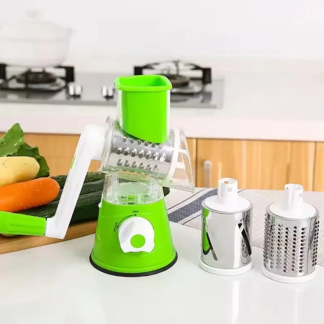 Multifunctional Hand Crank Vegetable Slicer & Grater