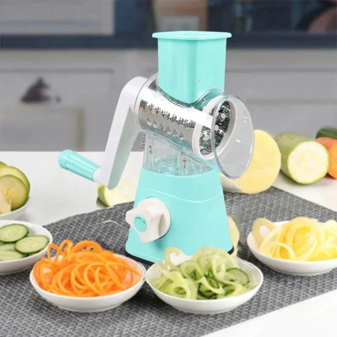 Multifunctional Hand Crank Vegetable Slicer & Grater
