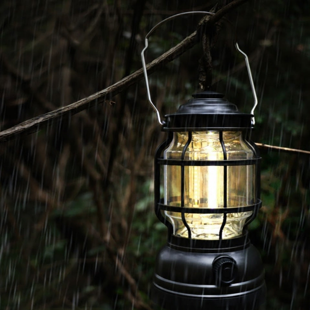 Solar Retro Camping Light