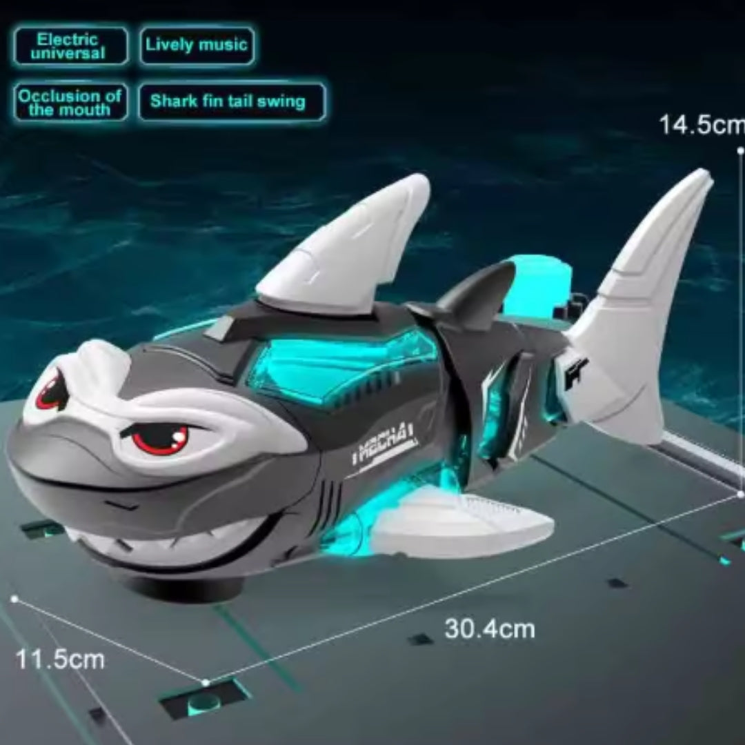 Walking mechanical shark electric toys
