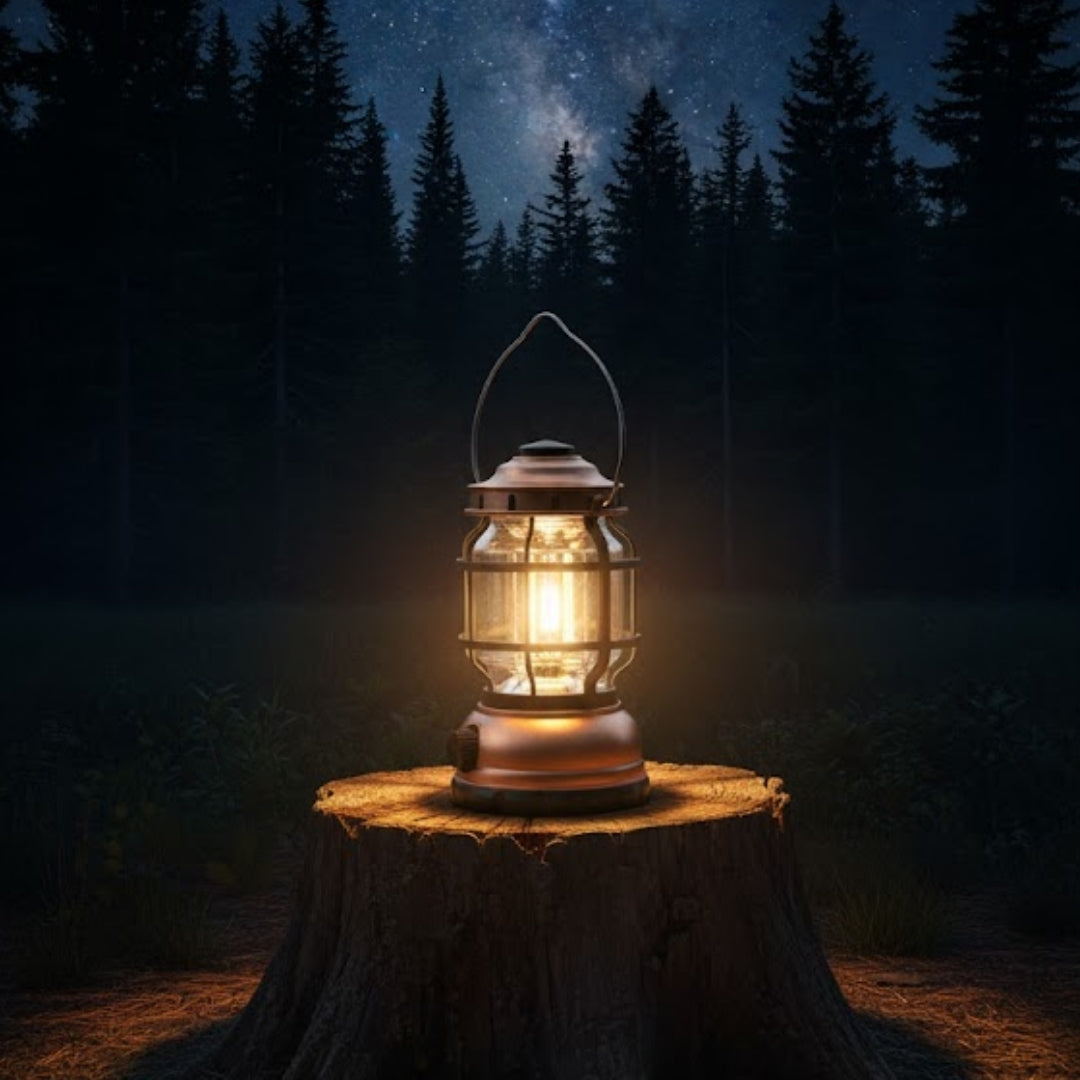 Solar Retro Camping Light