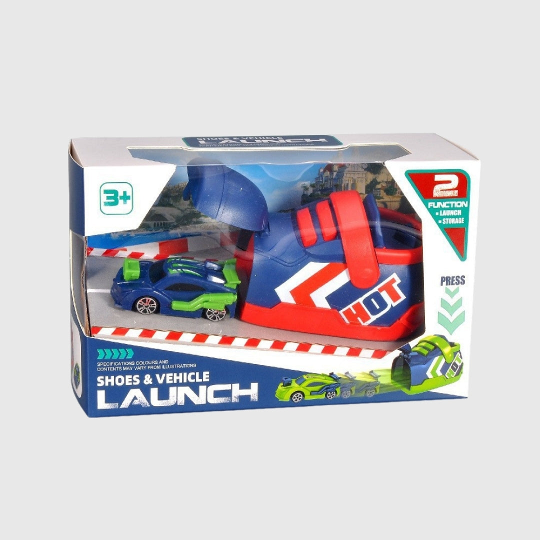 Ejector Running Shoes Press to Eject Inertia Car