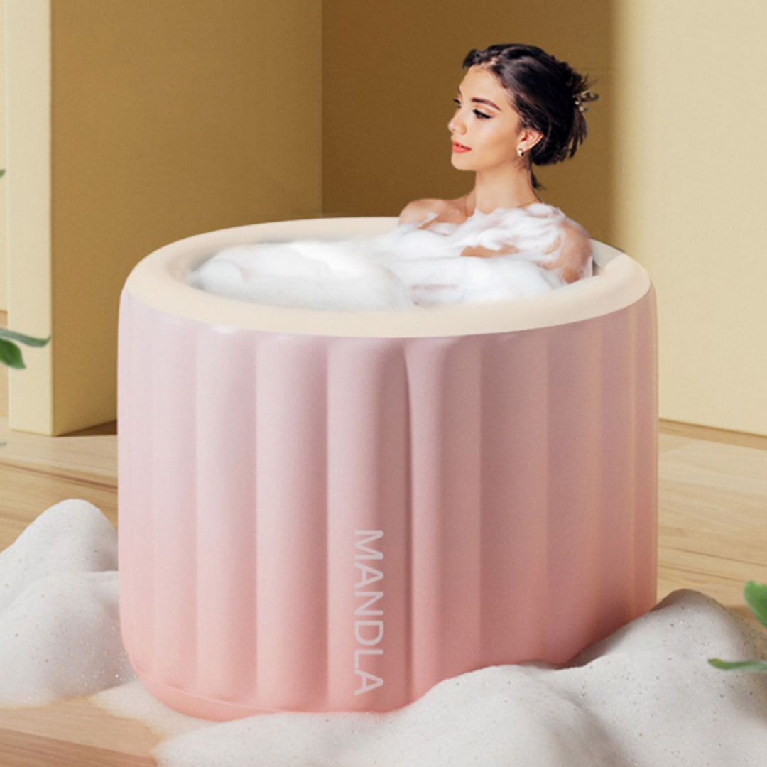 Pink Inflatable Bathtub