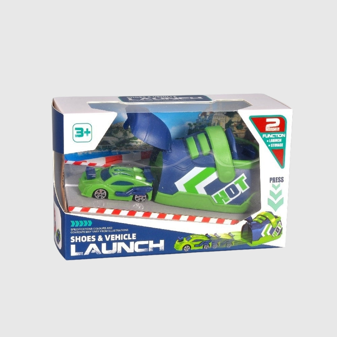 Ejector Running Shoes Press to Eject Inertia Car