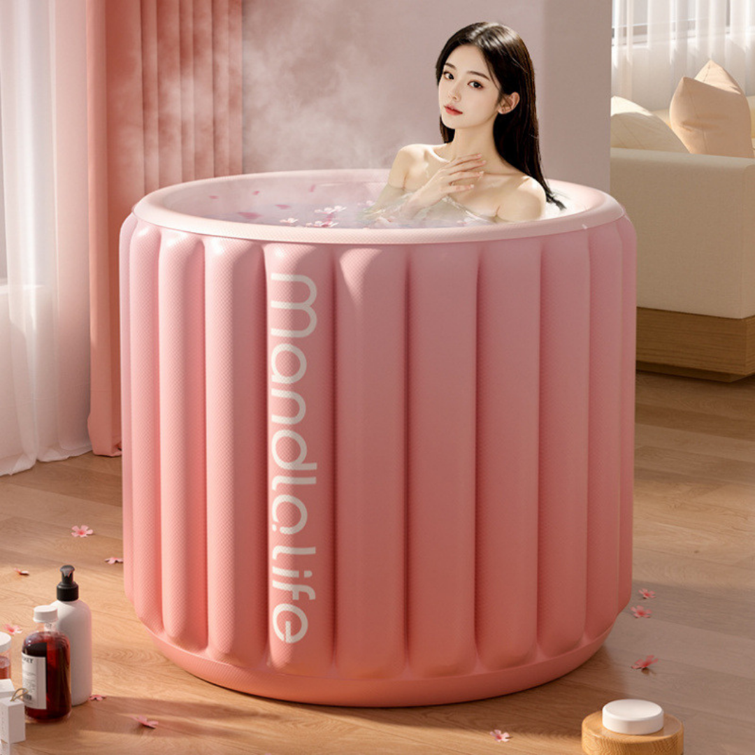 Pink Inflatable Bathtub