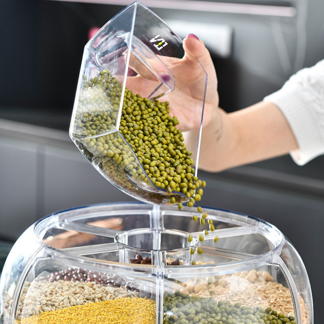 Large Rotating Grain Dispenser
