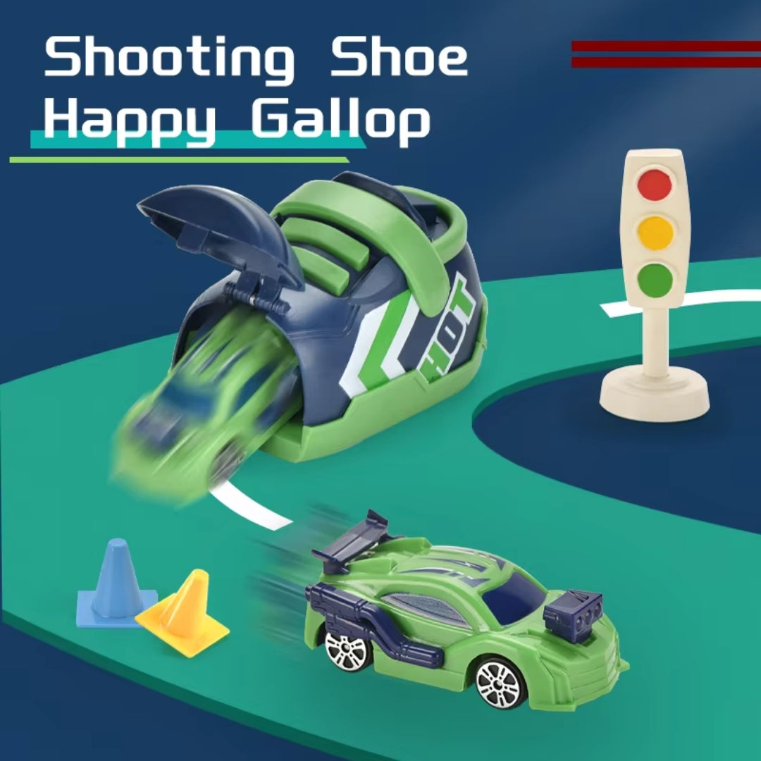 Ejector Running Shoes Press to Eject Inertia Car