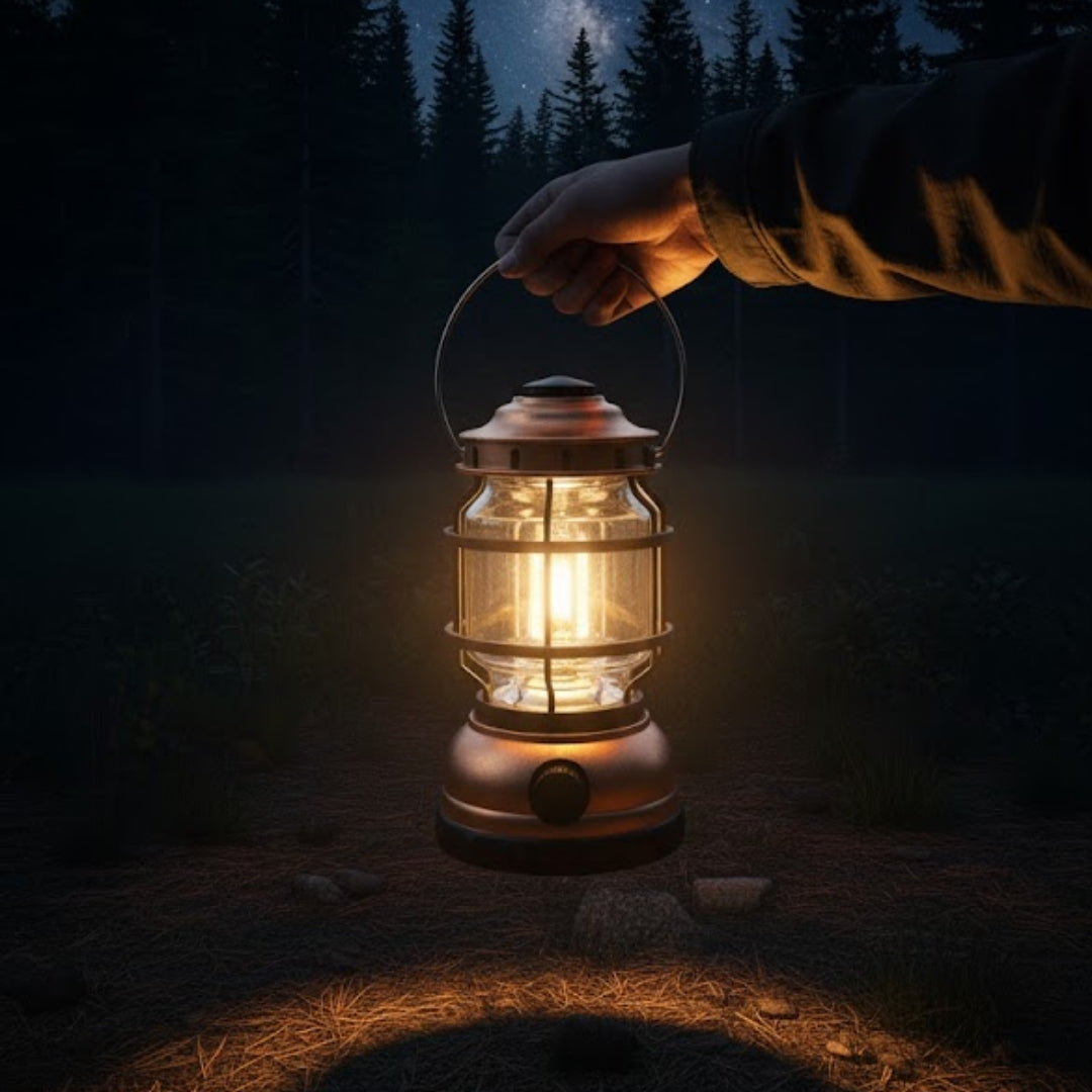 Solar Retro Camping Light