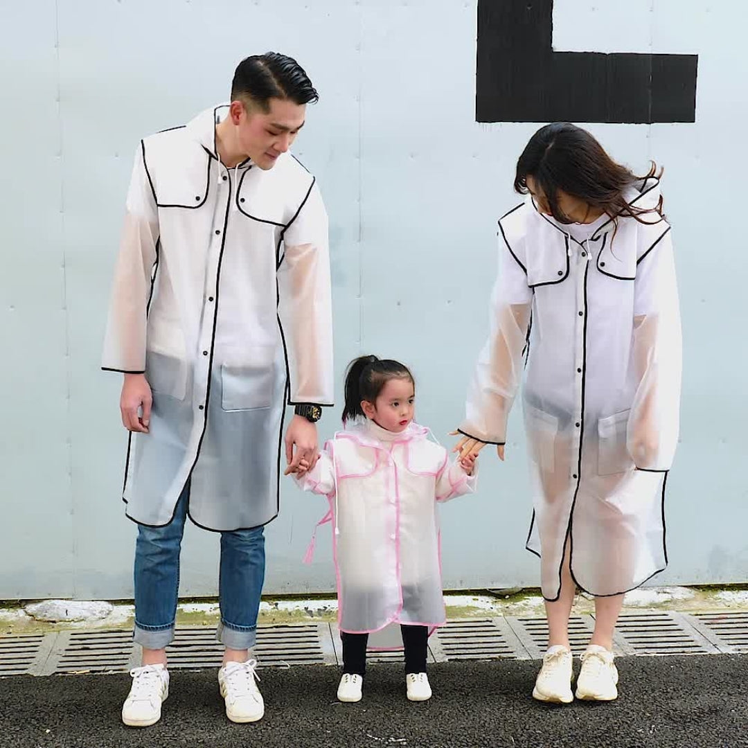 901EVA Wrapped Fashion Adult Raincoat