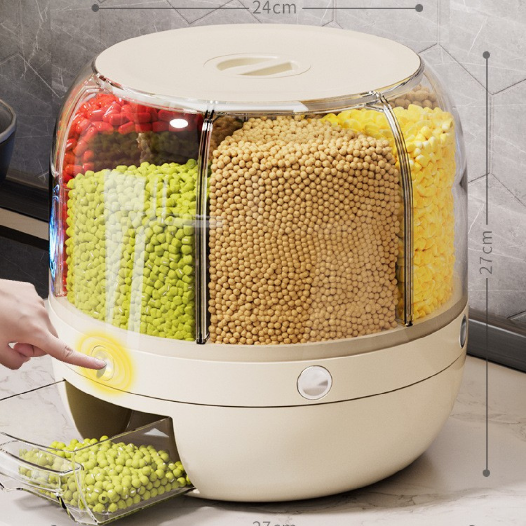 Large Rotating Grain Dispenser