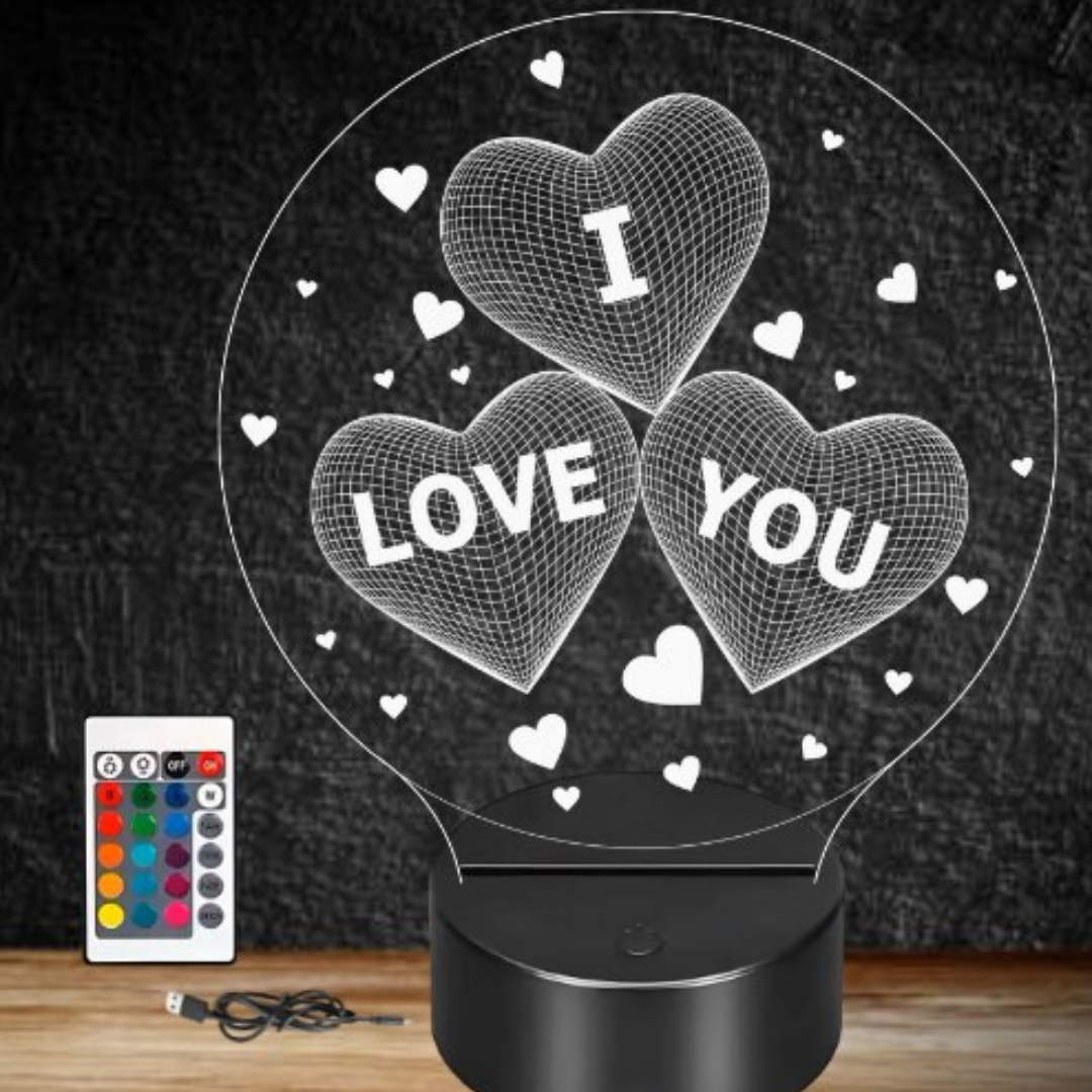 3D Illusion LED Night Light