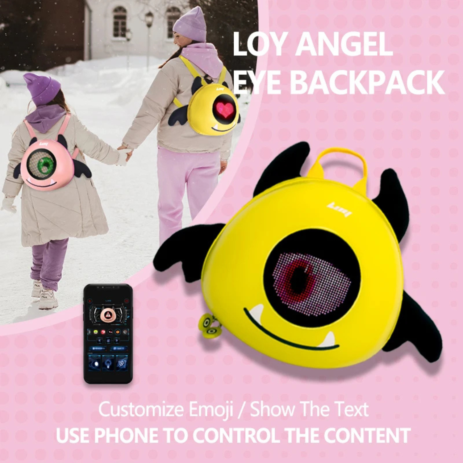 Led Luminous Eye Backpack