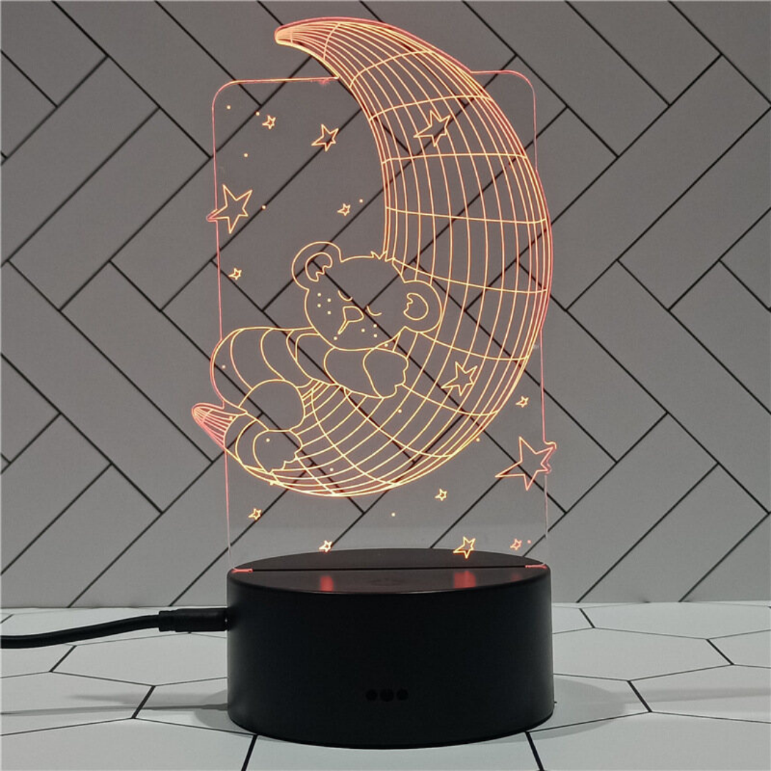 3D Illusion LED Night Light