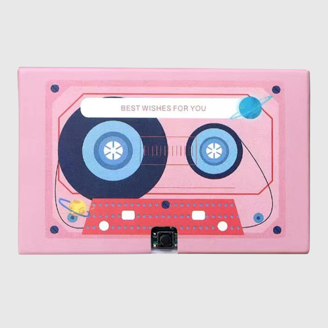 Retro Style Recording Card