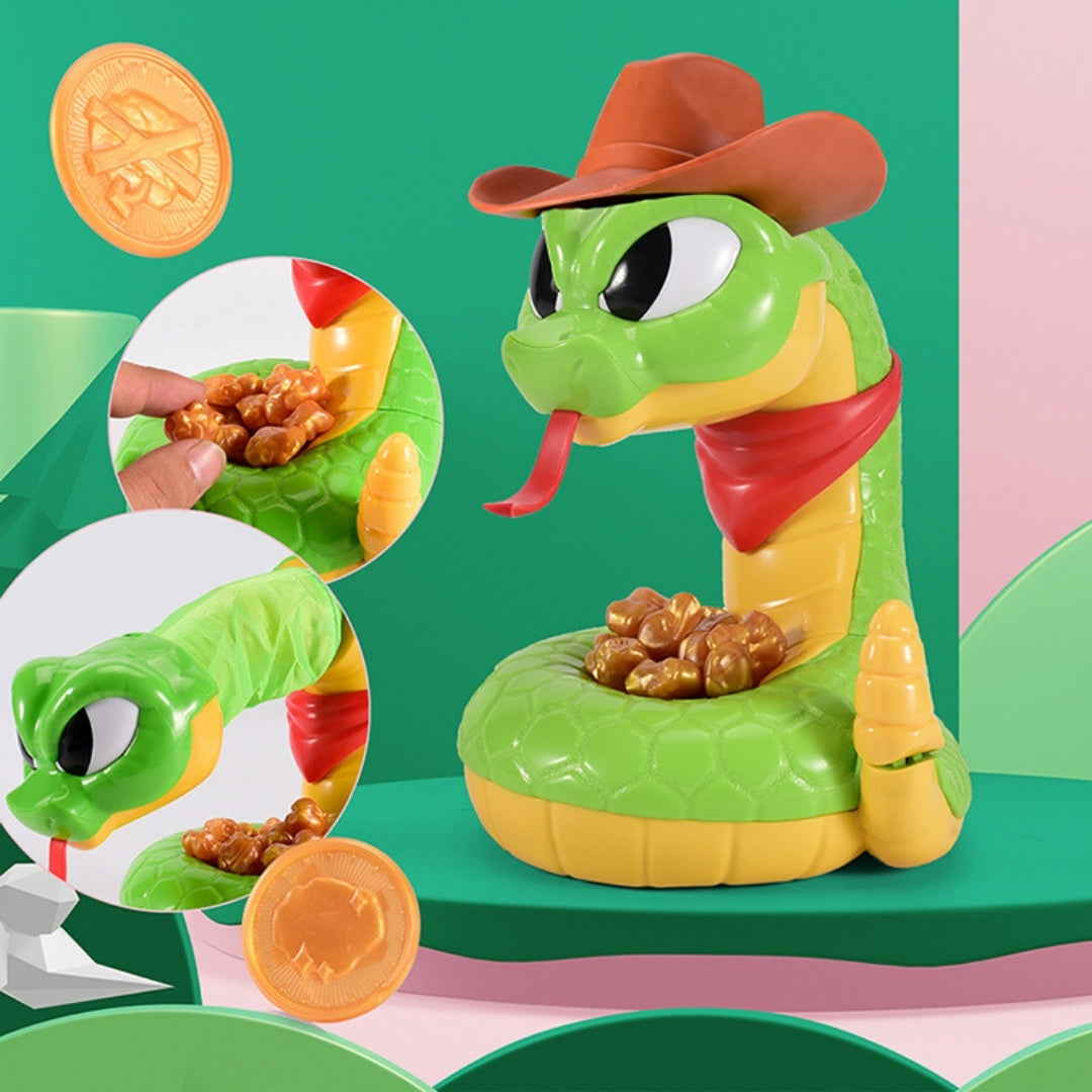 Cartoon Scary Rattlesnake