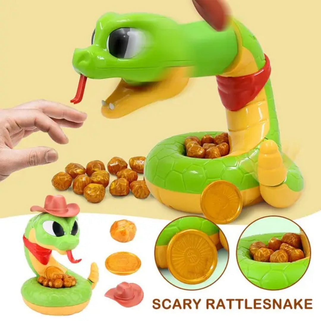 Cartoon Scary Rattlesnake