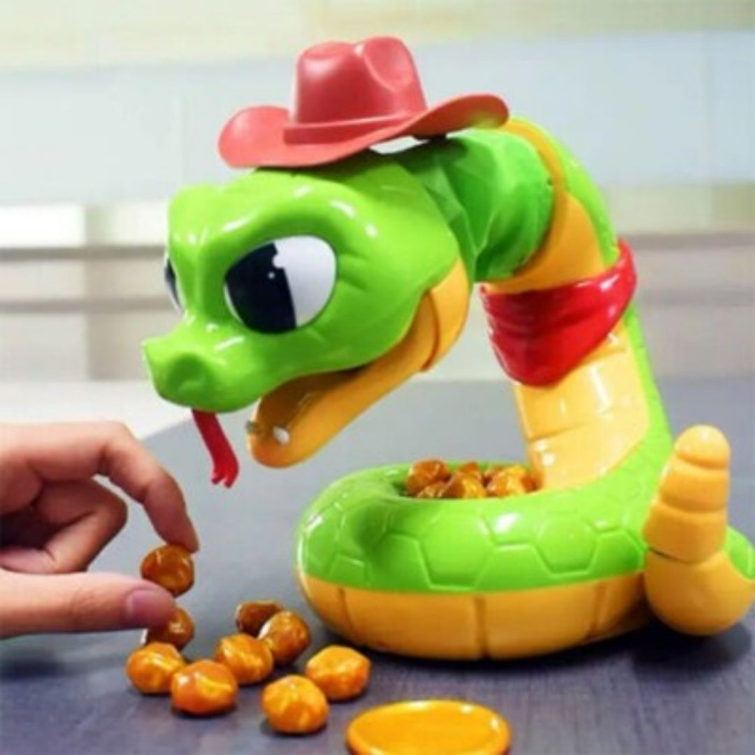 Cartoon Scary Rattlesnake