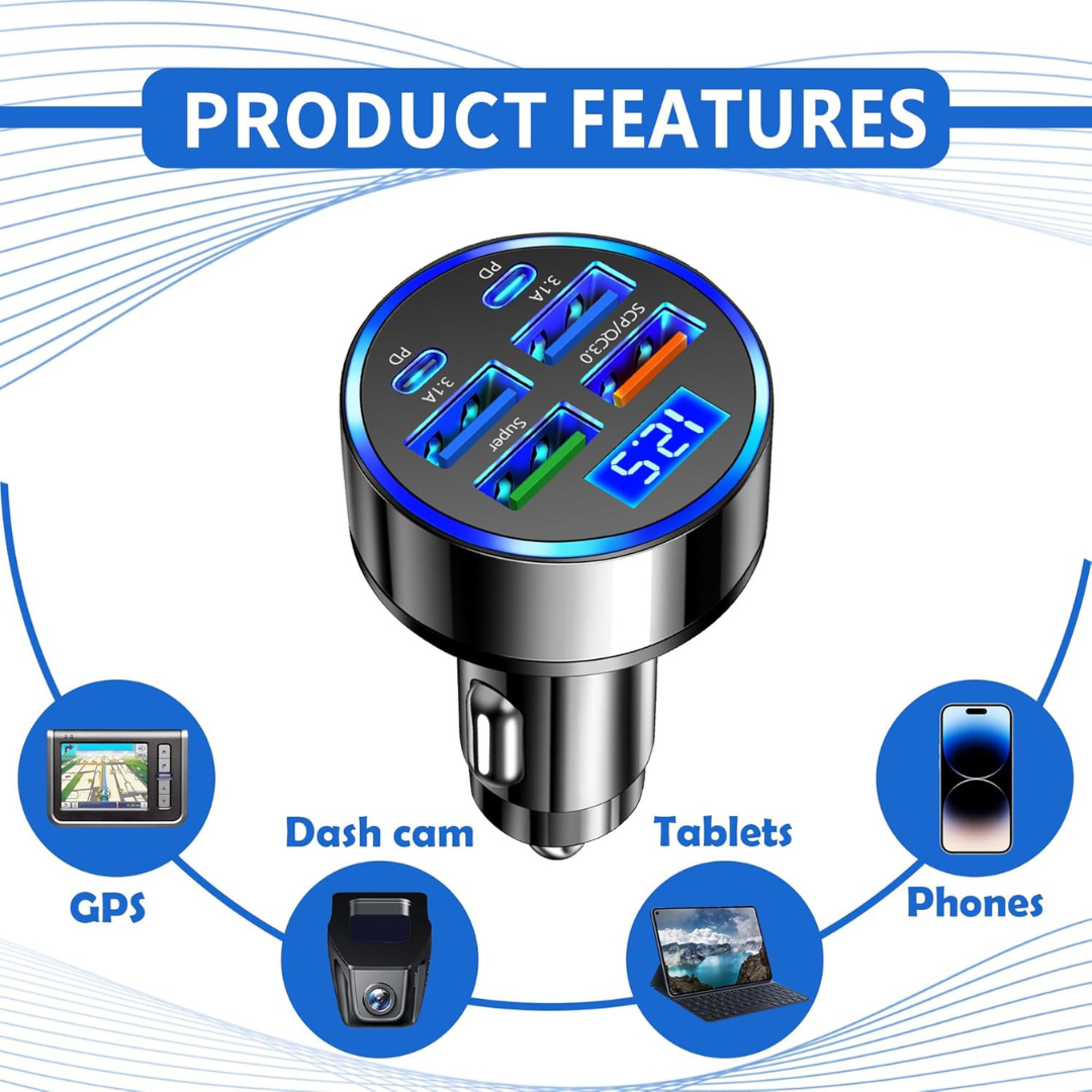 Multiport USB Car Charger