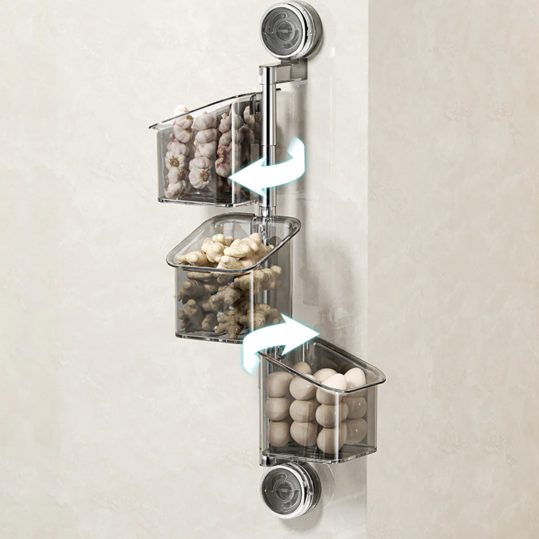 Suction Cup Kitchen Storage Box