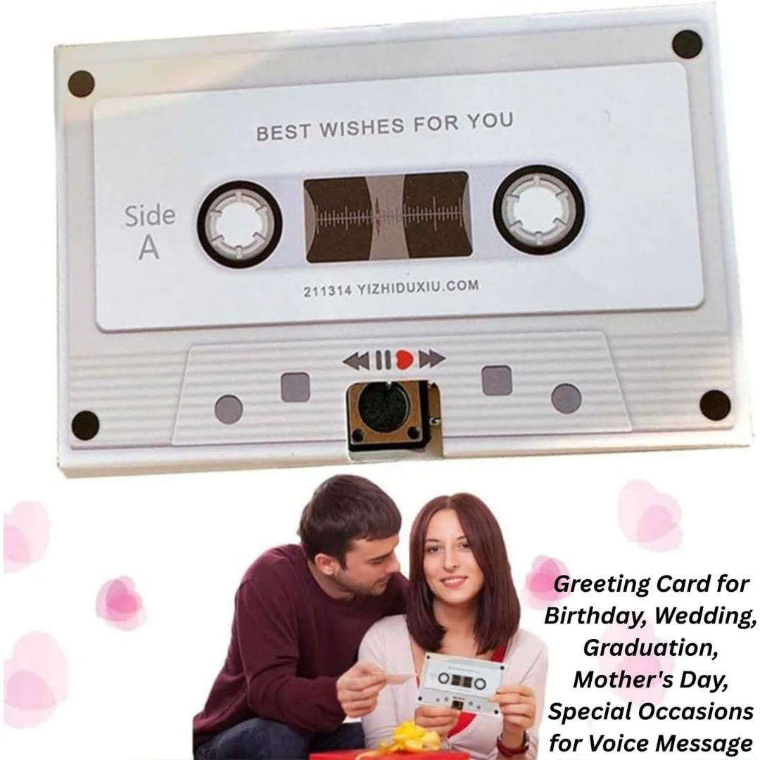 Retro Style Recording Card