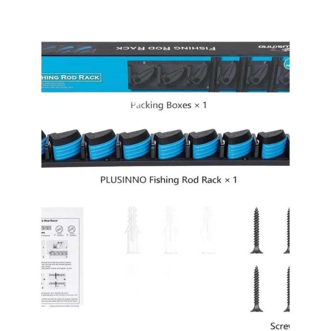 9 in 1 Fishing Rod Storage Rack