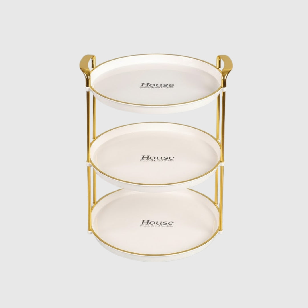 Layer Round Serving Tray