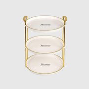 Layer Round Serving Tray
