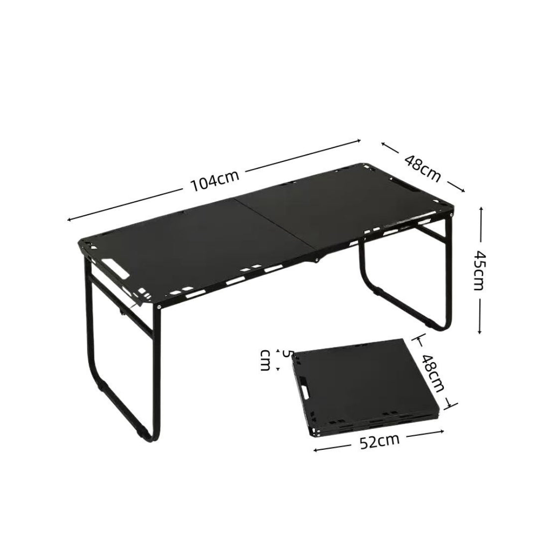 Outdoor foldable hydraulic table
