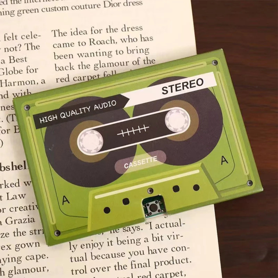 Retro Style Recording Card