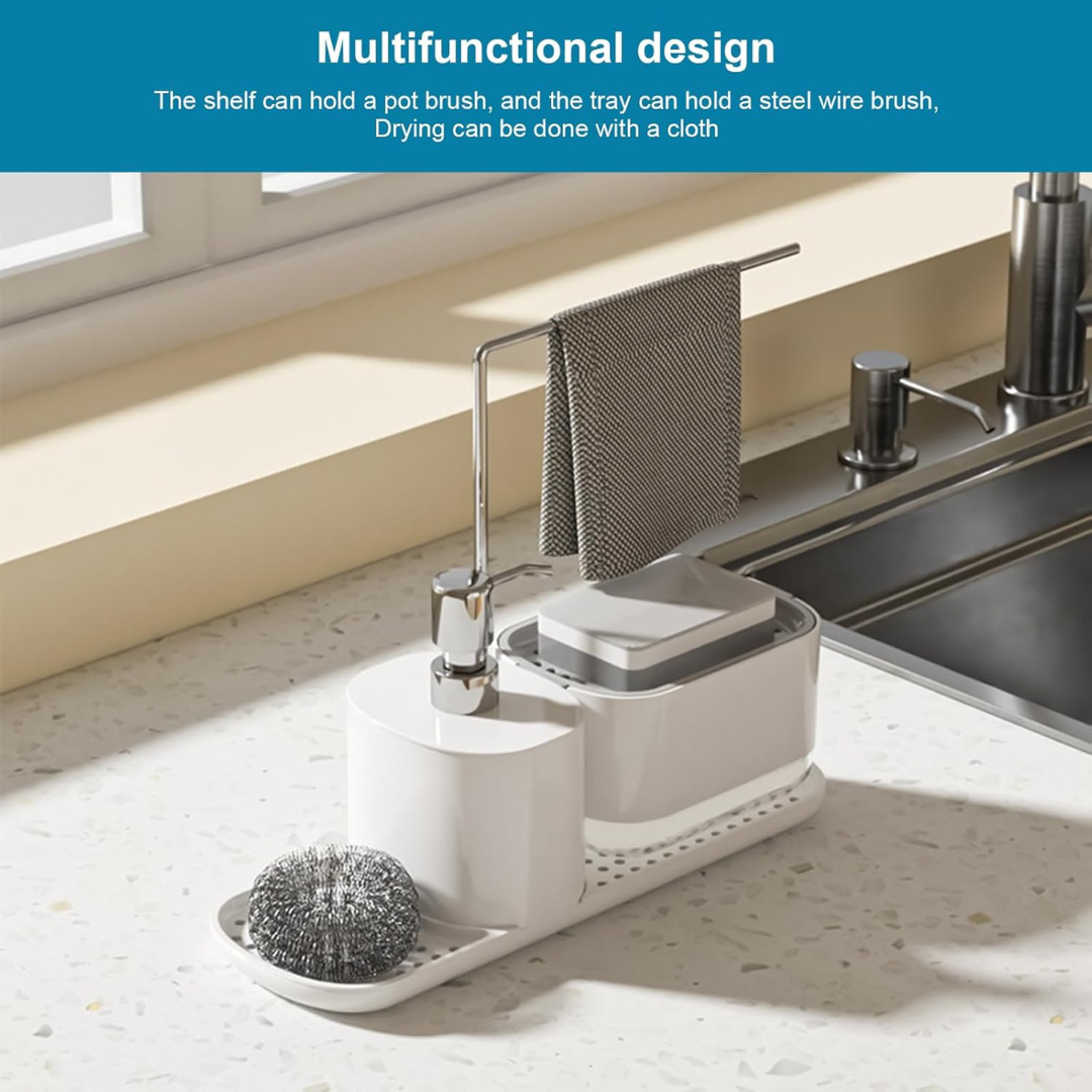 Manually Press Soap Dispenser + Sponge