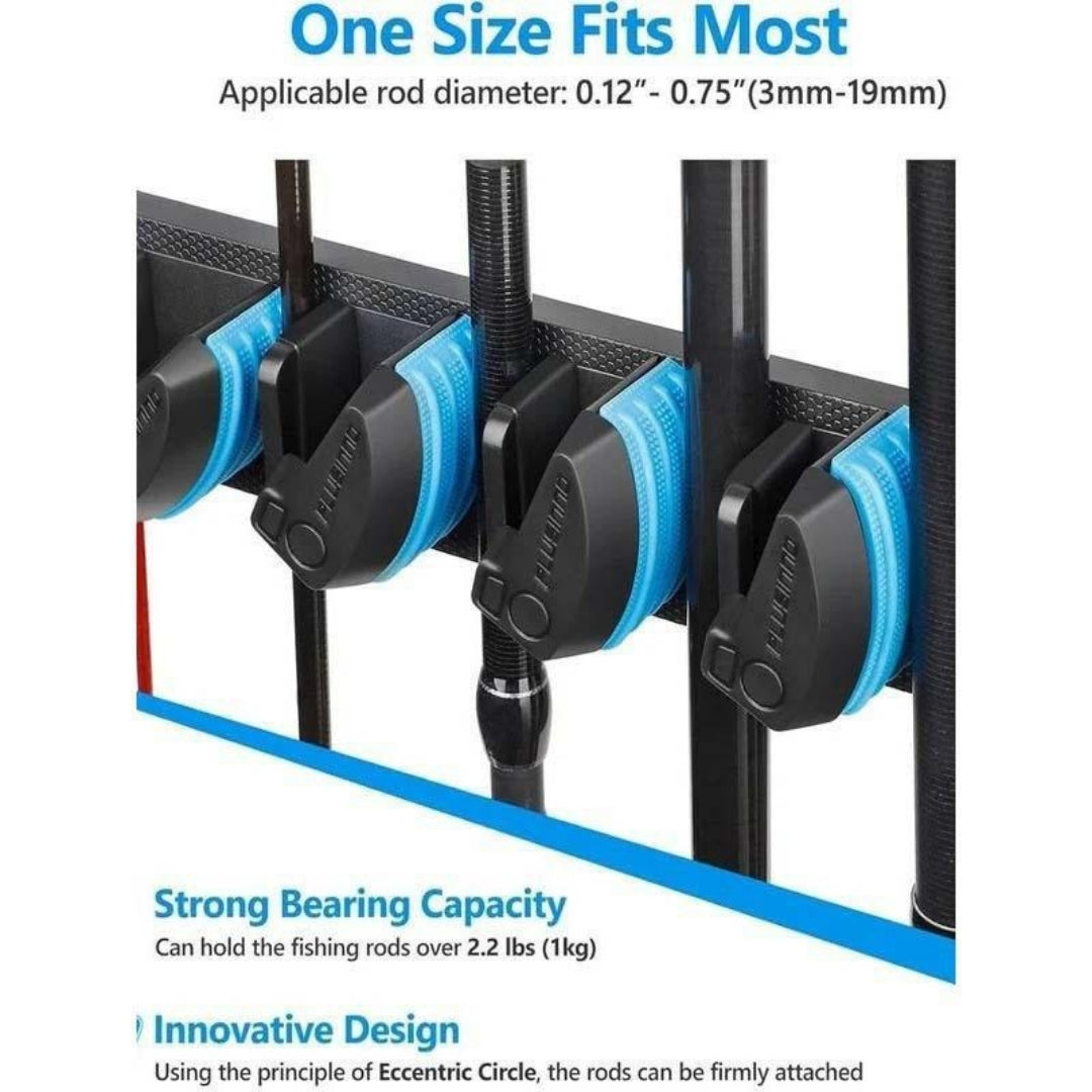9 in 1 Fishing Rod Storage Rack