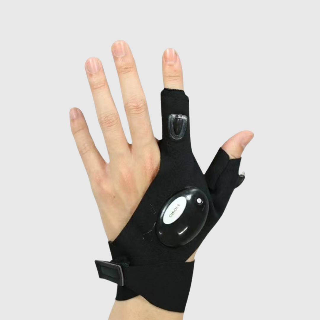 Outdoor Fishing Flashlight Gloves