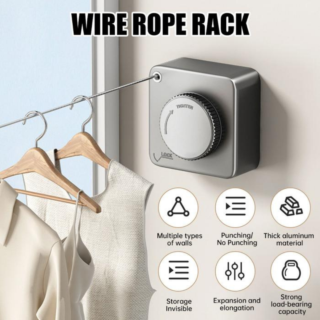Clothes Drying Artifact Retractable