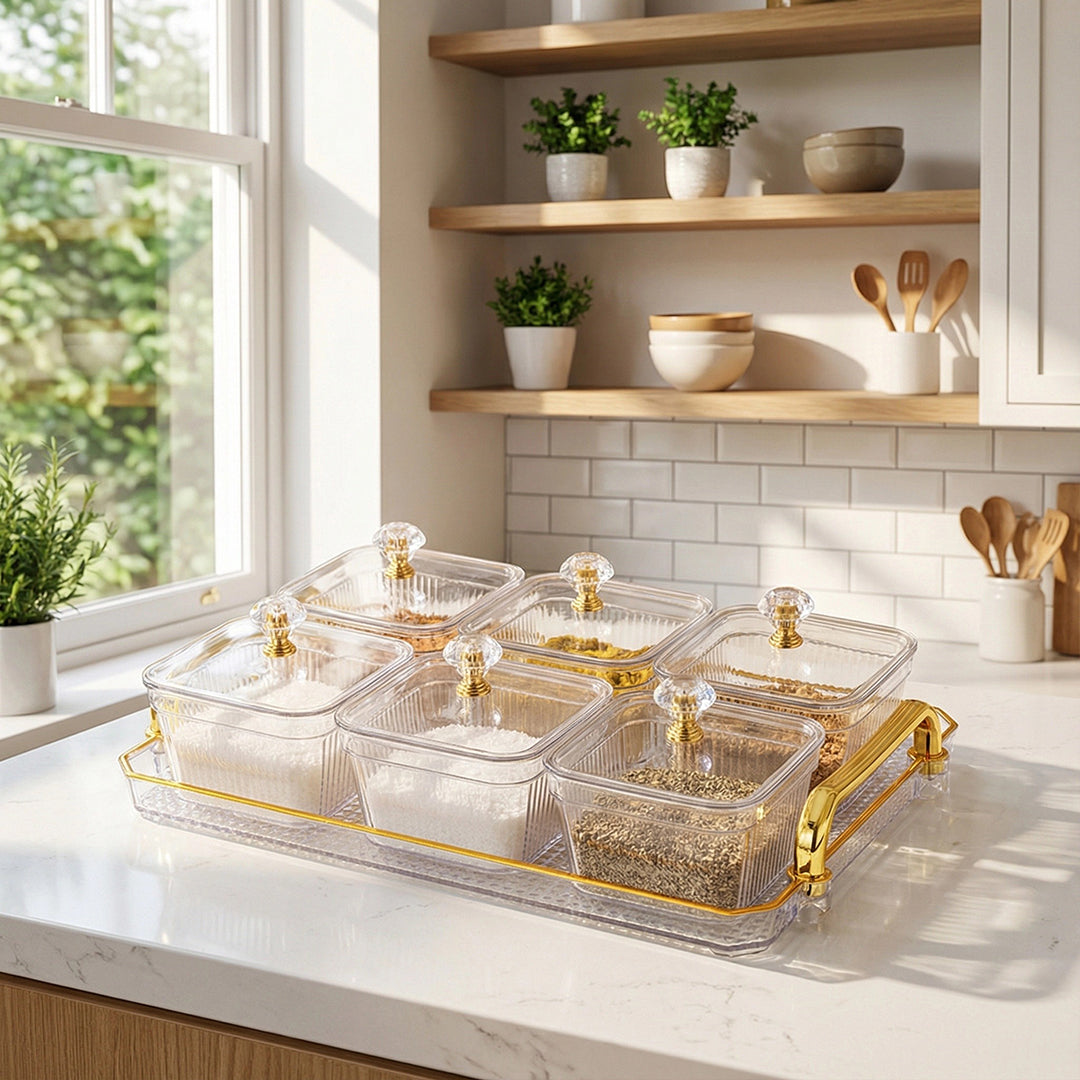 Snack Tray 6 Compartment