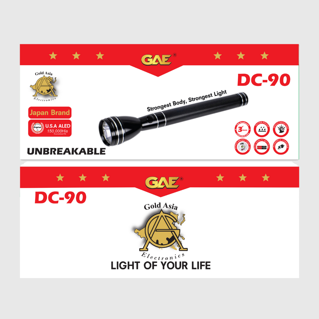 DC90 Flashlight - Rechargeable