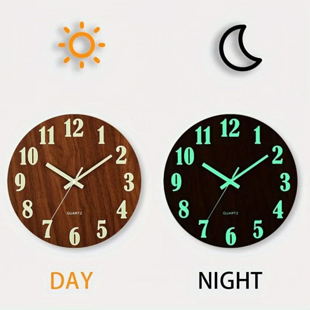 Glowing Wall Clock