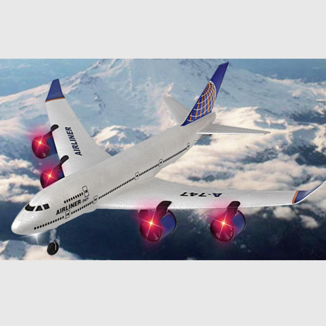 3 Channel Gliding Airplane