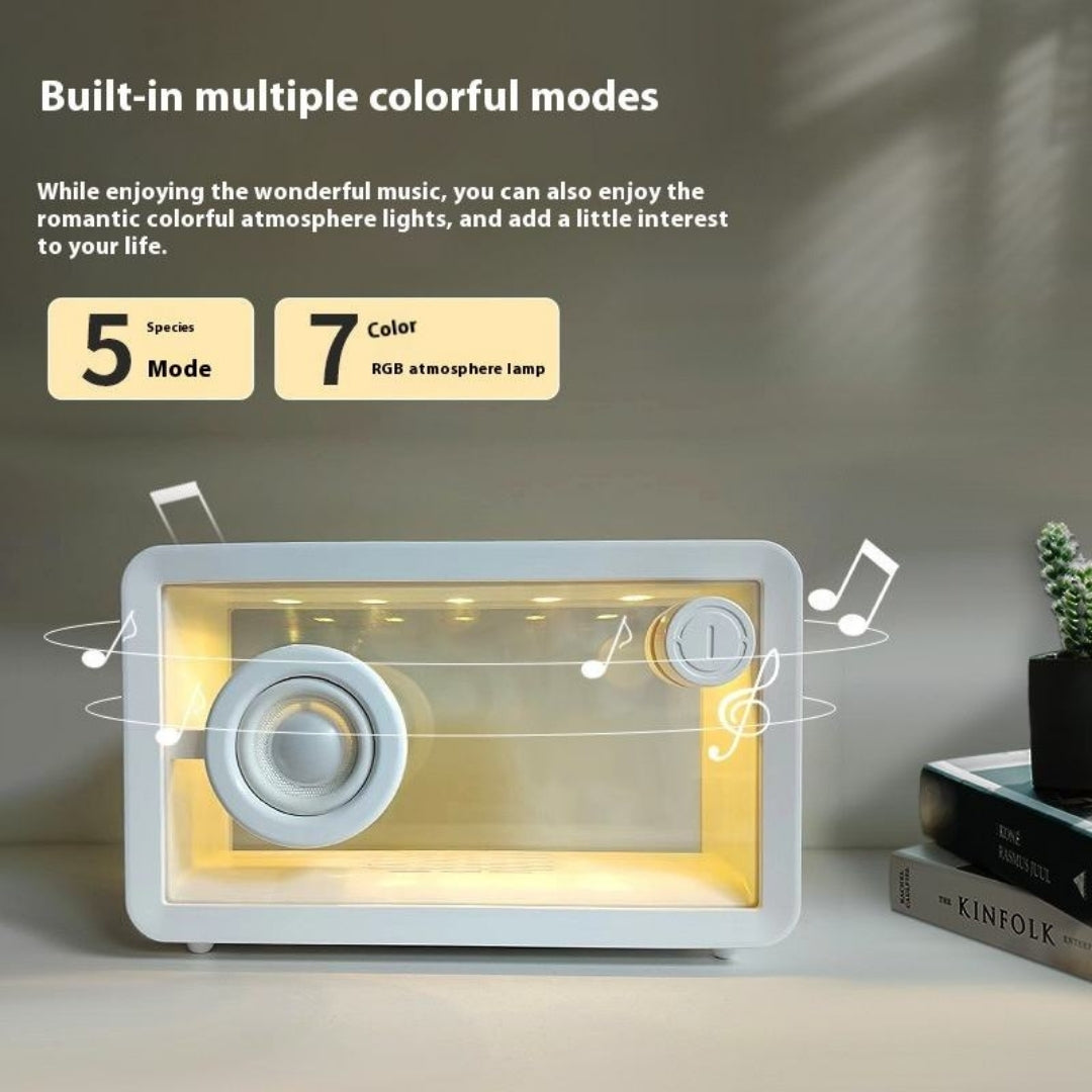 Transparent colorful Bluetooth speaker