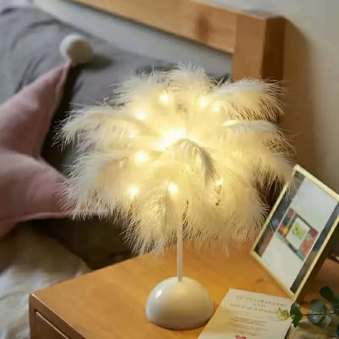 Feather Lamp