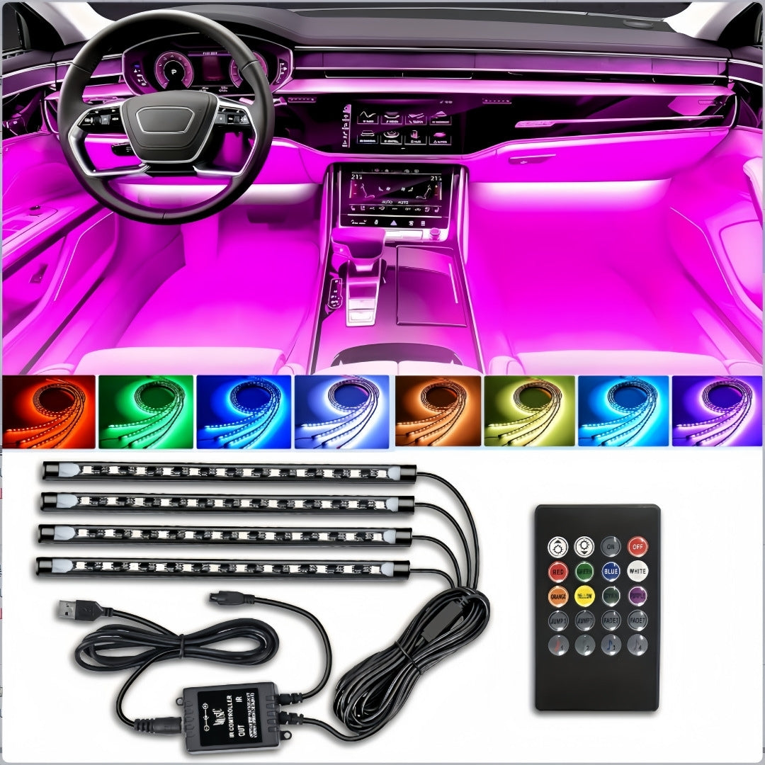Car Ambient Light Car Interior without modification  48LED + remote control models