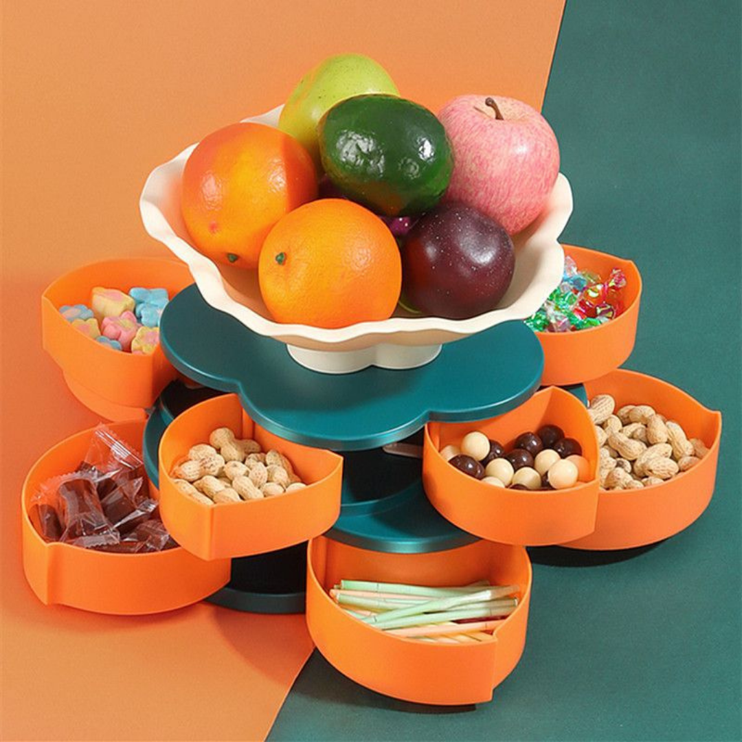Rotating Petal Candy Box Snack
