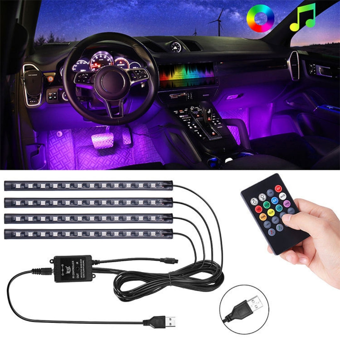 Car Ambient Light Car Interior without modification  48LED + remote control models