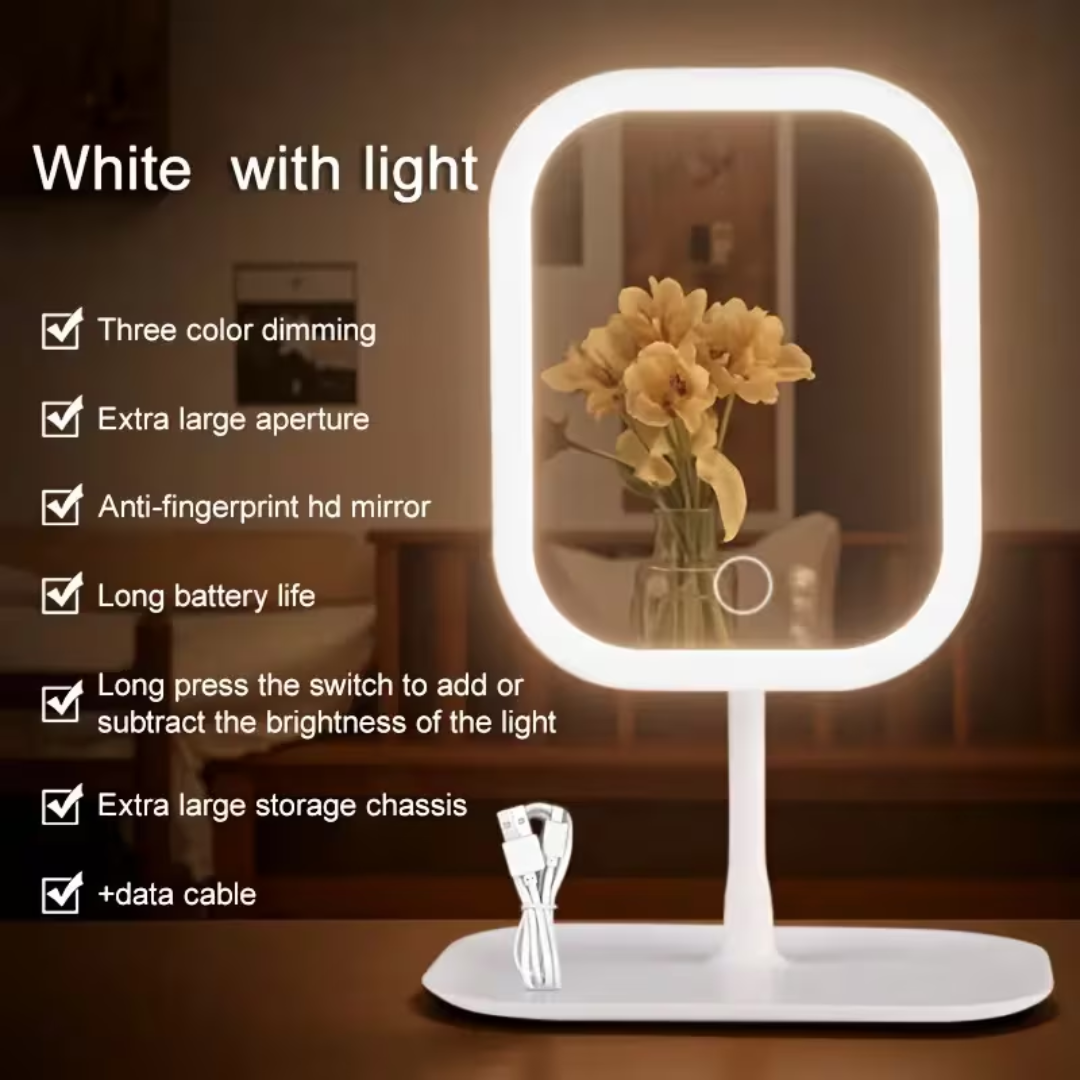 3 Light Modes Makeup Mirror