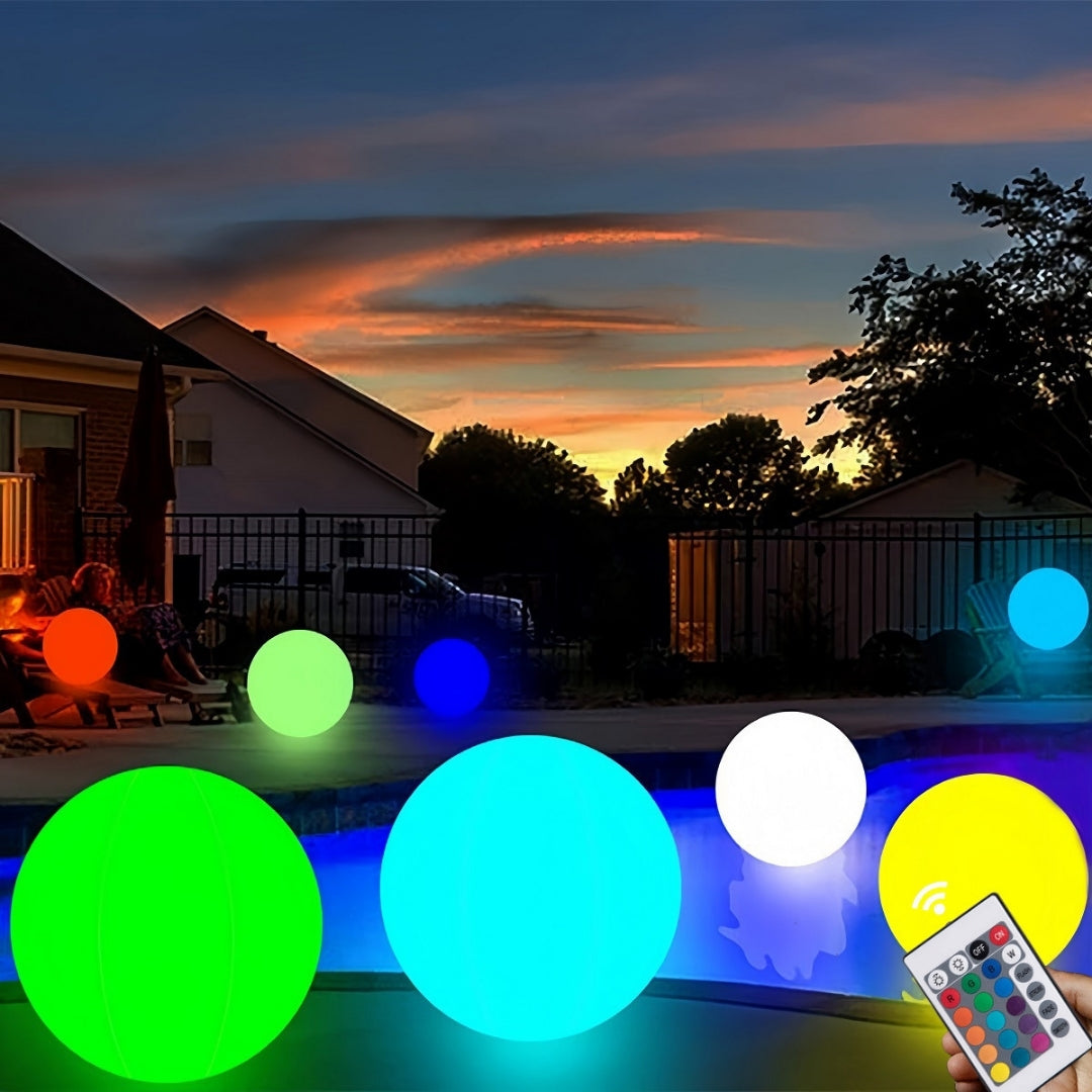 Cross Border Pool Lights PVC Inflatable Glow Ball 60cm