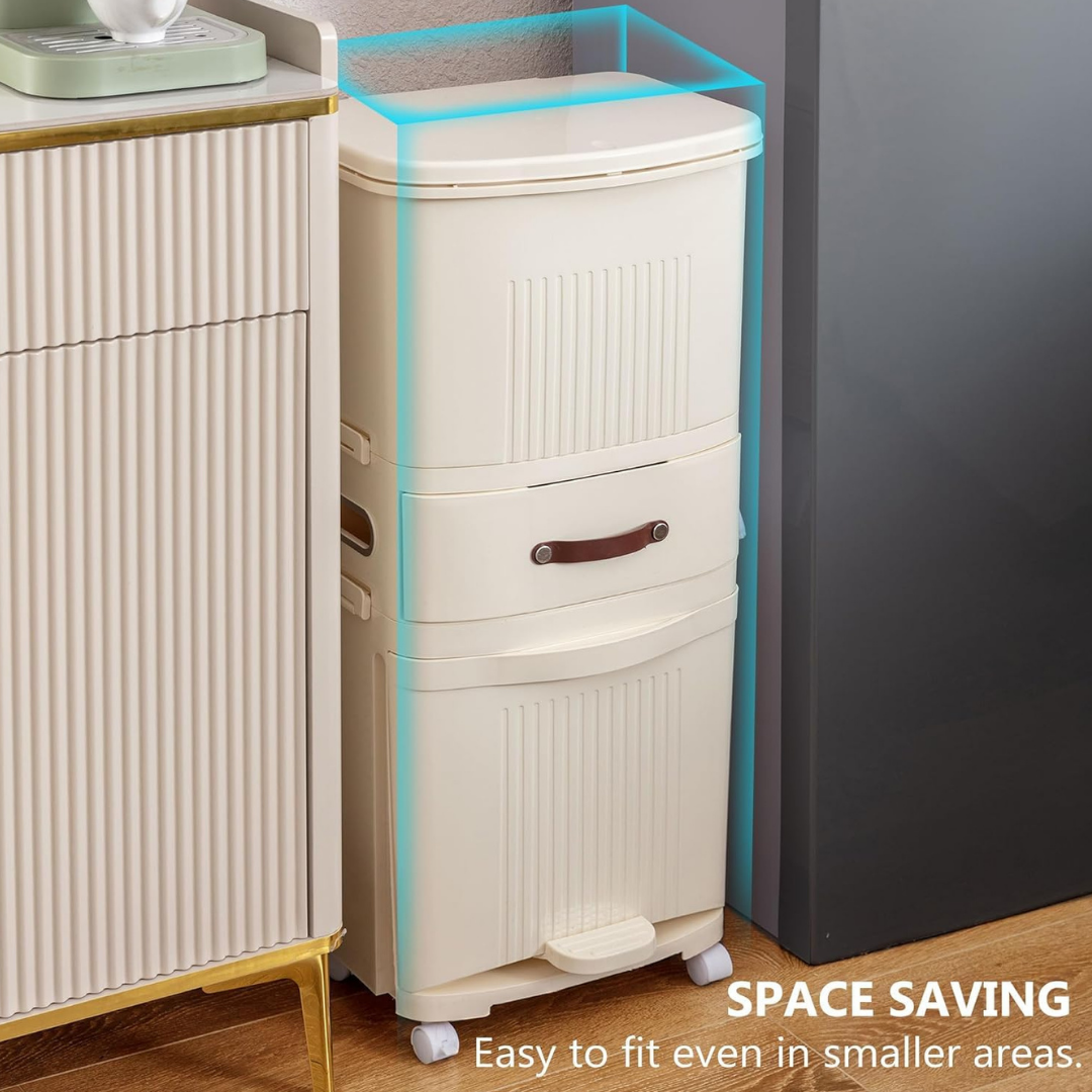 Japanese Style Kitchen Trash Can