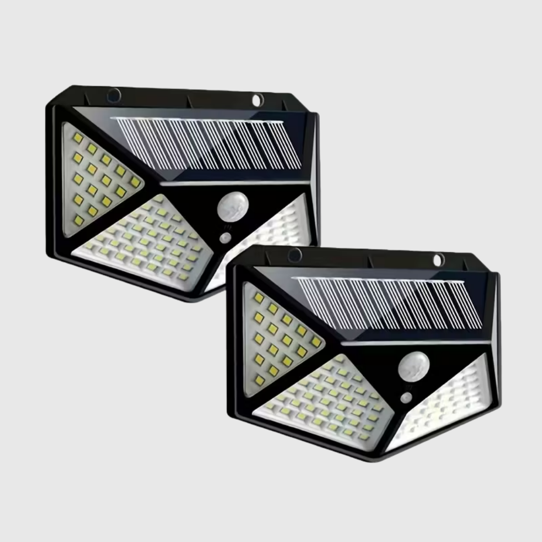 Solar Outdoor Garden Wall Light (2pcs)