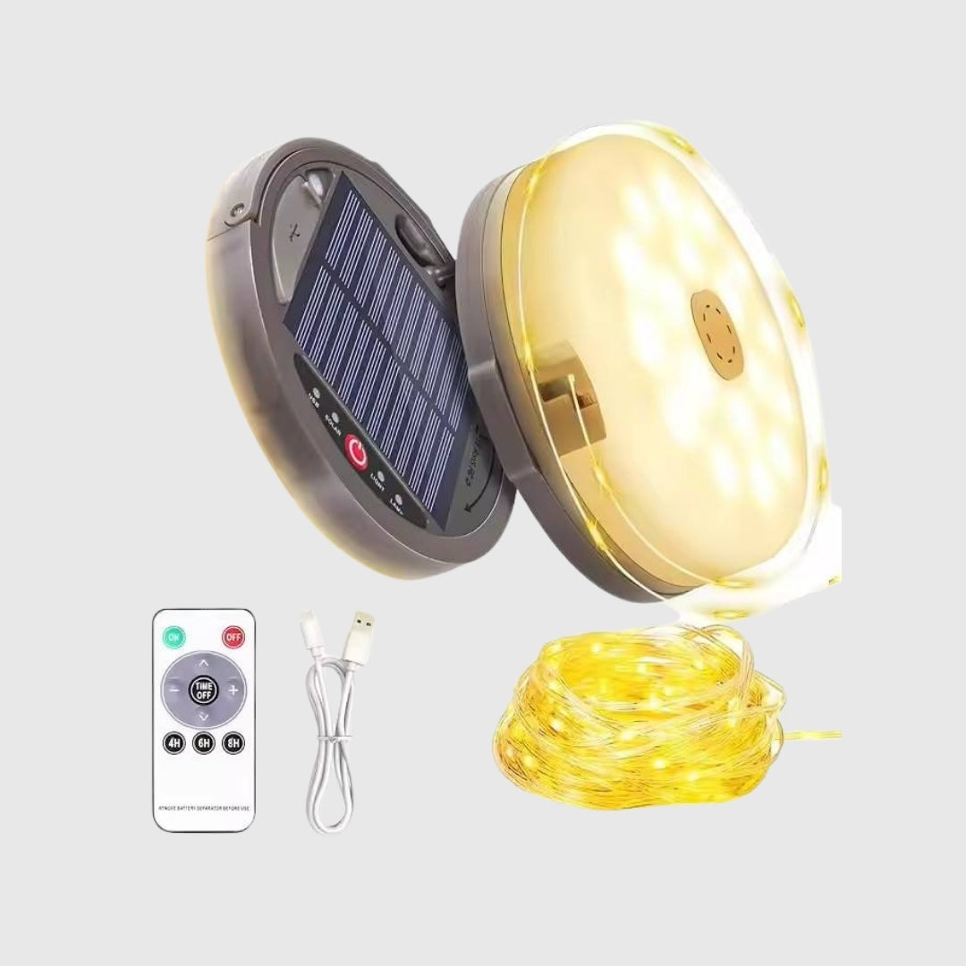 LED Camping Measuring Tape With String Lights