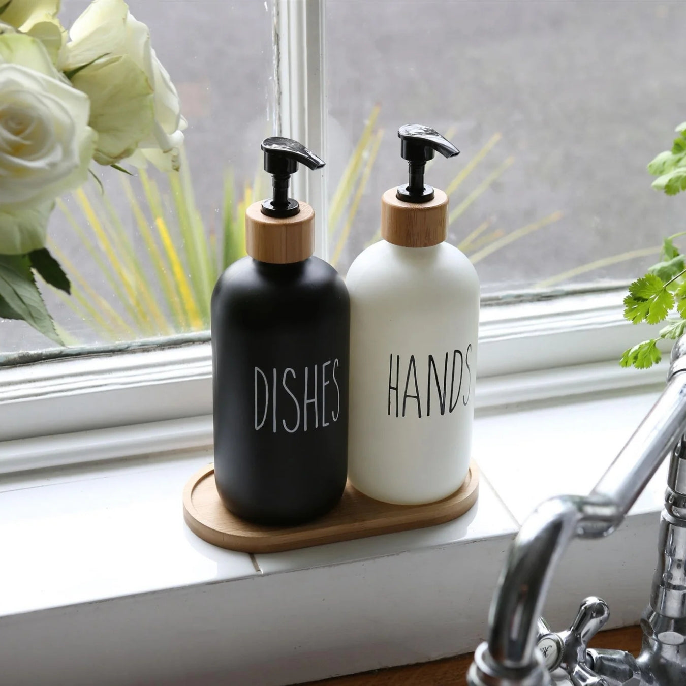 Glass 500L Boston Hand Sanitizer